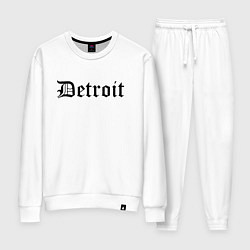 Костюм хлопковый женский Detroit Michigan - USA, цвет: белый