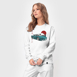 Костюм хлопковый женский Toyota MR2, цвет: белый — фото 2