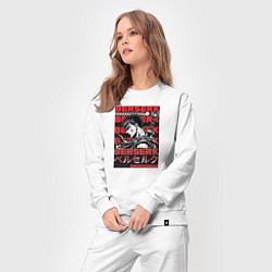 Костюм хлопковый женский Berserk Black Swordsman, цвет: белый — фото 2