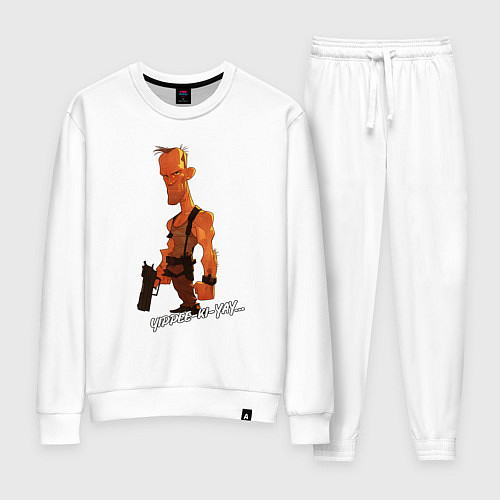 Женский костюм Yippee-ki-yay - Джон Макклейн / Белый – фото 1