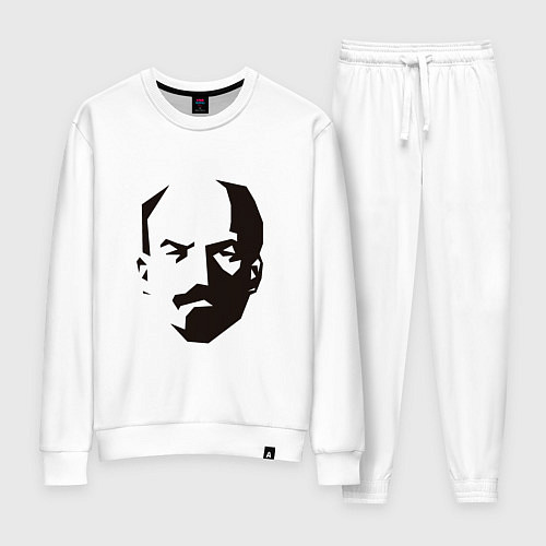 Женский костюм Владимир Ленин абстрактный портрет / Белый – фото 1