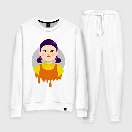 Женский костюм Кукла убийца / Белый – фото 1