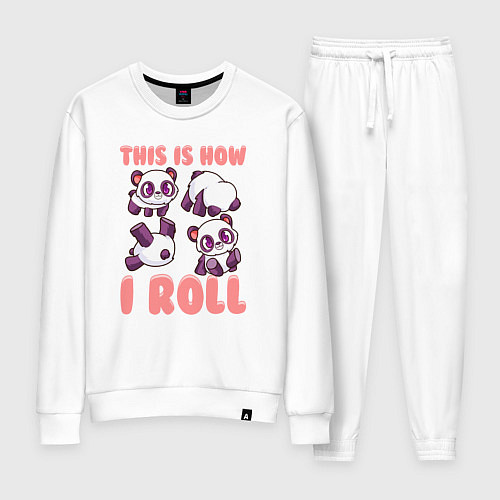 Женский костюм Как я катаюсь / Белый – фото 1