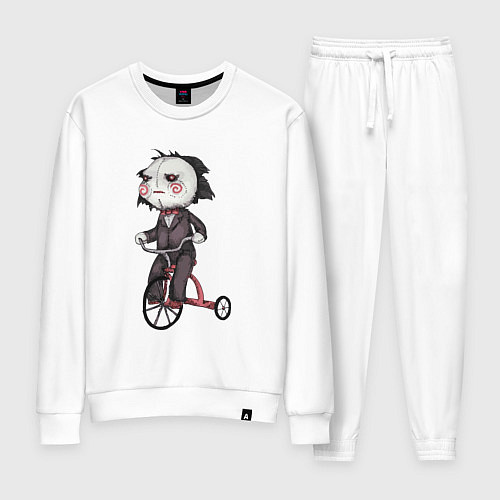 Женский костюм Пила на велосипеде / Белый – фото 1