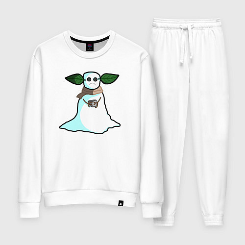 Женский костюм Снеговик Йода / Белый – фото 1