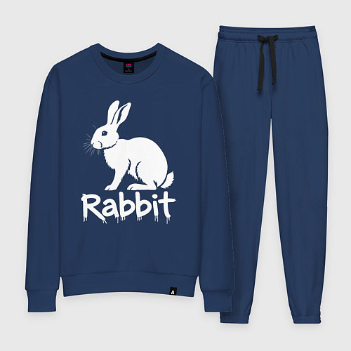 Женский костюм Белый кролик / Тёмно-синий – фото 1