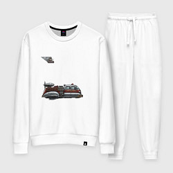 Женский костюм Летающая пожарная машина ретрофутуризм