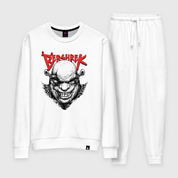 Костюм хлопковый женский Берсерк Шрек, цвет: белый