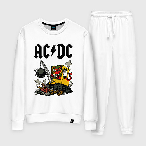Женский костюм ACDC Ballbreaker World Tour / Белый – фото 1