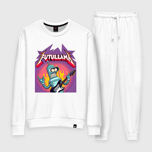 Женский костюм Bender is the thrash metal guitarist of the band F / Белый – фото 1