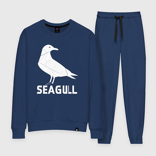 Женский костюм Морская белая чайка / Тёмно-синий – фото 1