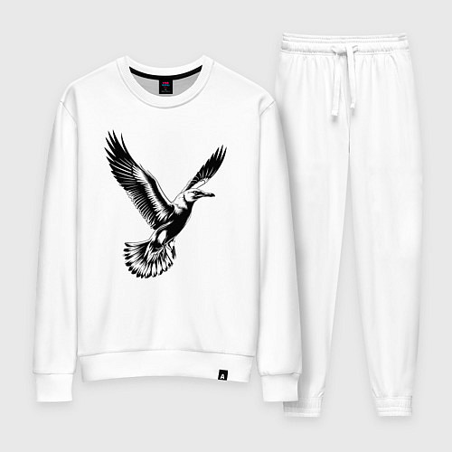 Женский костюм Полет чайки / Белый – фото 1