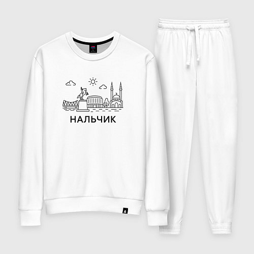 Женский костюм Нальчик / Белый – фото 1