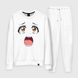 Женский костюм Удивление anime face - большие глаза