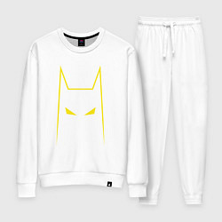 Костюм хлопковый женский Batman minimalism, цвет: белый