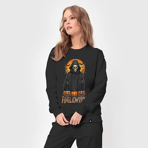 Женский костюм Halloween death / Черный – фото 3
