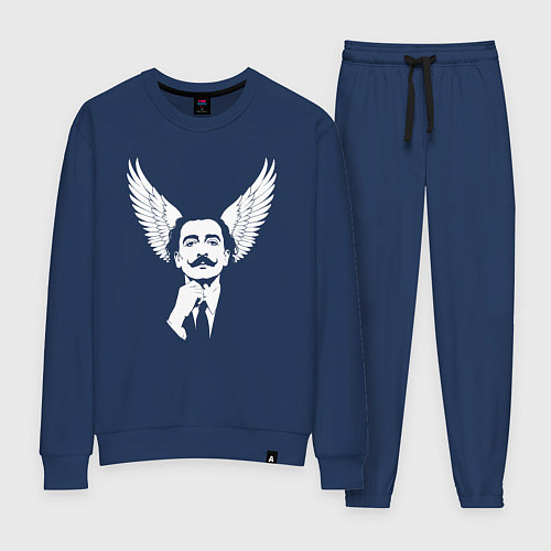 Женский костюм Сальвадор Дали с крыльями / Тёмно-синий – фото 1