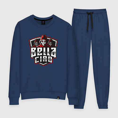 Женский костюм Bella ciao mans / Тёмно-синий – фото 1