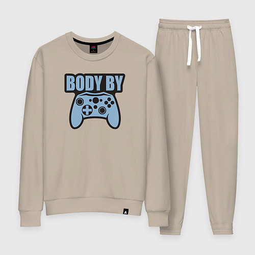 Женский костюм Тело в игре / Миндальный – фото 1