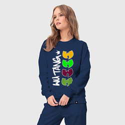 Костюм хлопковый женский Wu-Tang king, цвет: тёмно-синий — фото 2