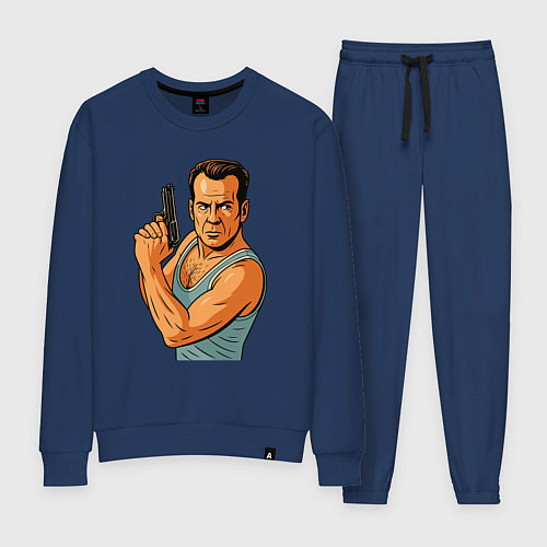 Женский костюм Брюс Уиллис / Тёмно-синий – фото 1