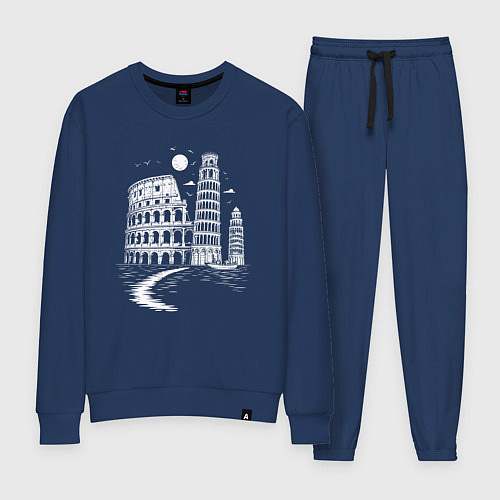 Женский костюм Величие Италии / Тёмно-синий – фото 1