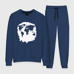 Костюм хлопковый женский Тень Земли, цвет: тёмно-синий