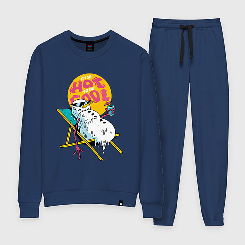 Женский костюм Тающий снеговик / Тёмно-синий – фото 1