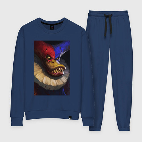 Женский костюм Черный плащ - Квага / Тёмно-синий – фото 1