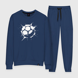 Женский костюм Футбольный мяч в белой краске