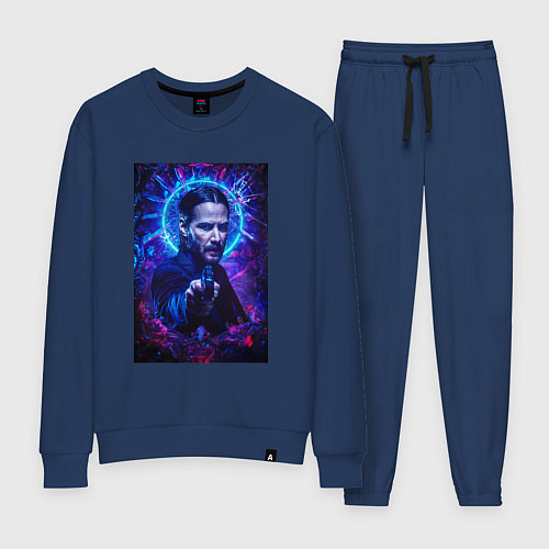 Женский костюм Джон Уик - Киану Ривз / Тёмно-синий – фото 1