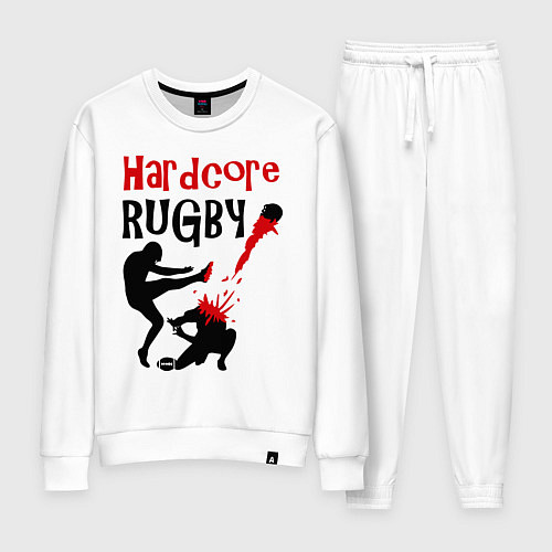 Женский костюм Hardcore Rugby / Белый – фото 1