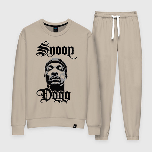 Женский костюм Snoop Dogg Face / Миндальный – фото 1