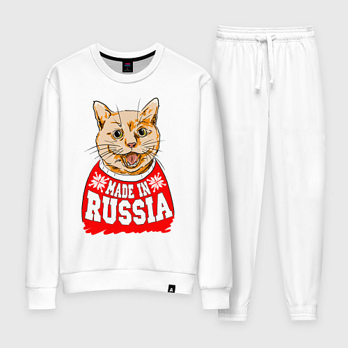 Женский костюм Made in Russia: киса / Белый – фото 1