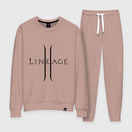 Женский костюм Lineage logo / Пыльно-розовый – фото 1