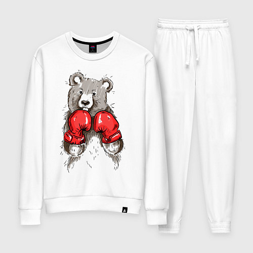 Женский костюм Bear Boxing / Белый – фото 1
