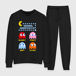 Костюм хлопковый женский Pac-Man: Usual Suspects, цвет: черный