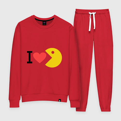 Женский костюм I love Packman / Красный – фото 1