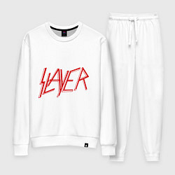 Костюм хлопковый женский Slayer, цвет: белый