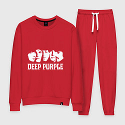 Костюм хлопковый женский Deep Purple, цвет: красный