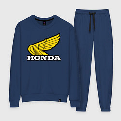 Костюм хлопковый женский Honda, цвет: тёмно-синий