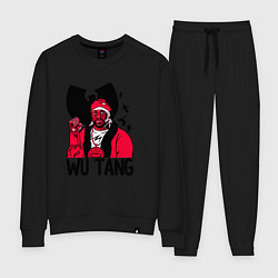 Костюм хлопковый женский Wu-Tang Clan: Street style, цвет: черный