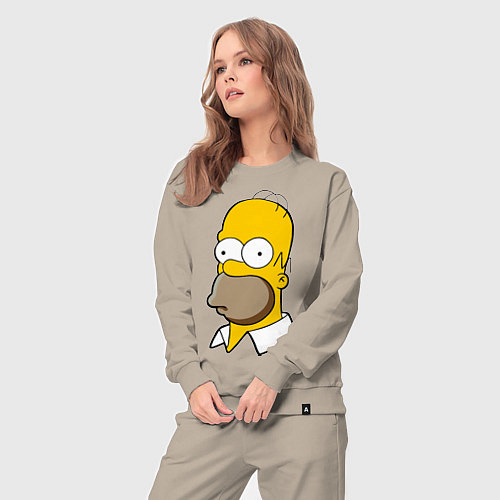 Женский костюм Sad Homer / Миндальный – фото 3