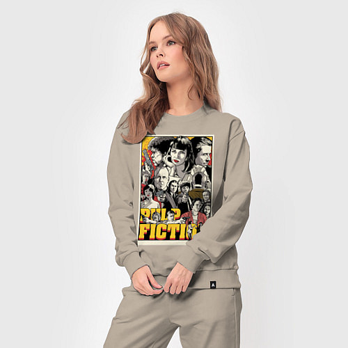 Женский костюм Pulp Fiction Stories / Миндальный – фото 3