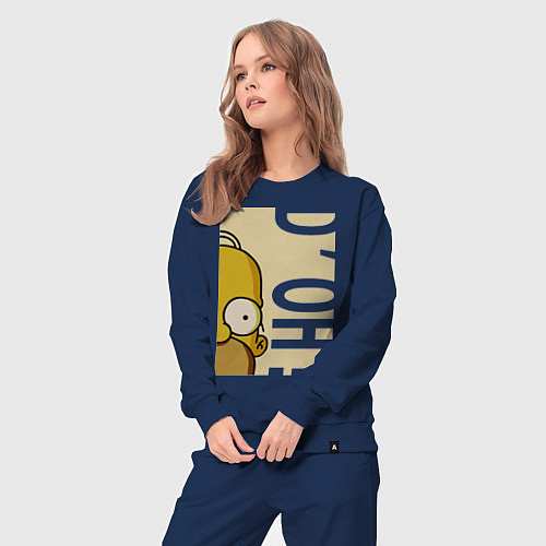 Женский костюм Homer Doh! / Тёмно-синий – фото 3
