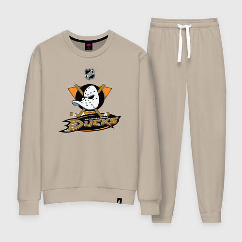Женский костюм NHL: Anaheim Ducks / Миндальный – фото 1