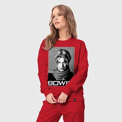 Костюм хлопковый женский Bowie Legend, цвет: красный — фото 2