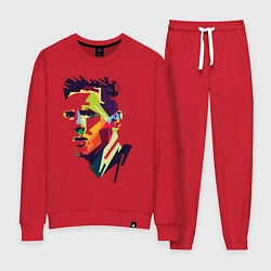 Костюм хлопковый женский Lionel Messi: fun-art, цвет: красный