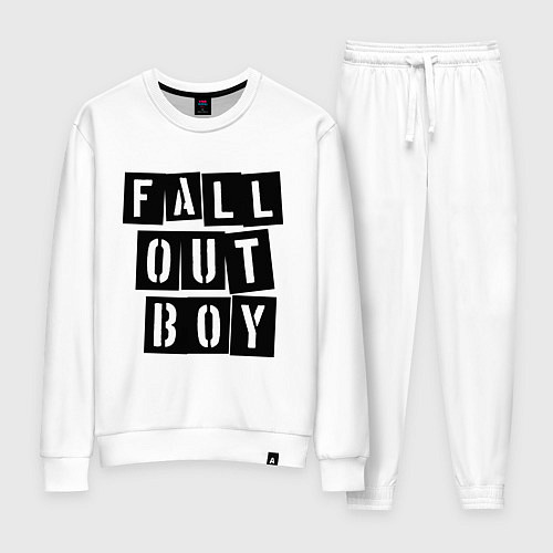 Женский костюм Fall Out Boy: Words / Белый – фото 1