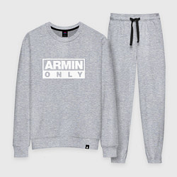 Костюм хлопковый женский Armin Only, цвет: меланж